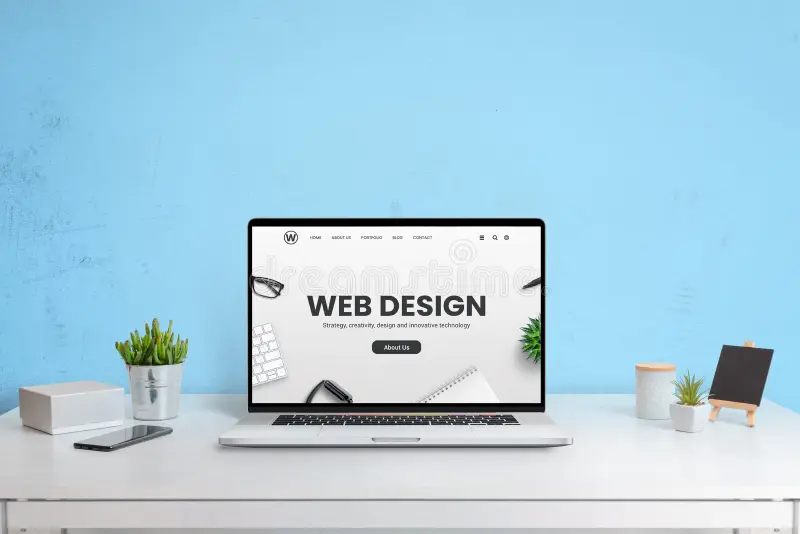 Web design workspace